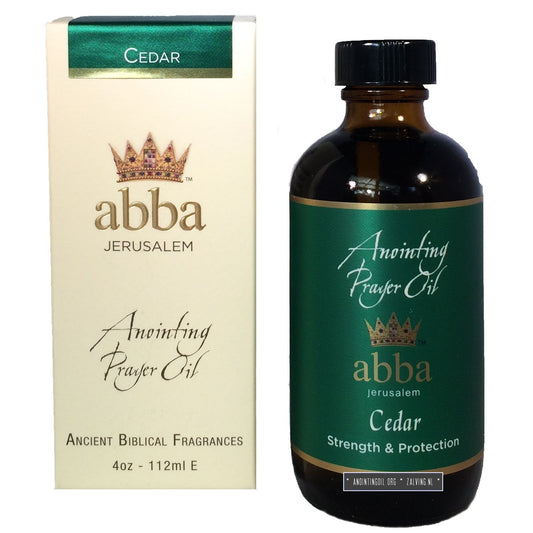 Aceite de unción de cedros del Líbano de 4 oz