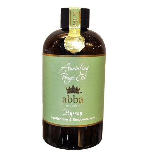 Aceite de unción de hisopo (fuego sagrado) de 8 oz