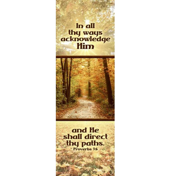 He Shall Direct Thy Paths - Indoor Banner